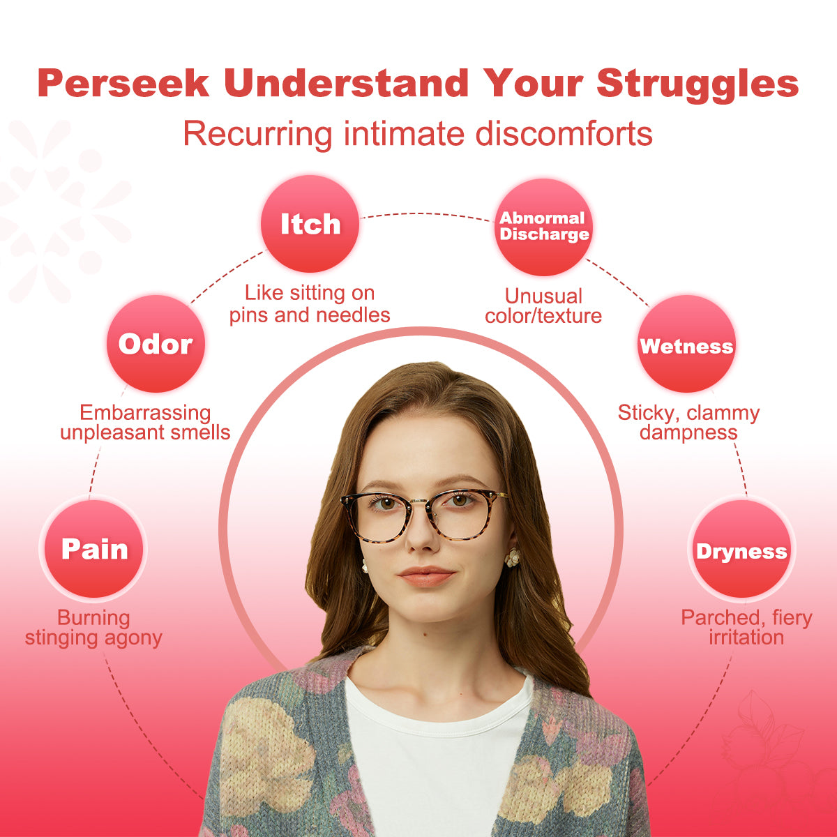 Perseek Women’s Probiotic 50B CFUs + Cranberry – for Intimate, Urinary ,and Digestive Health – 30 Pack