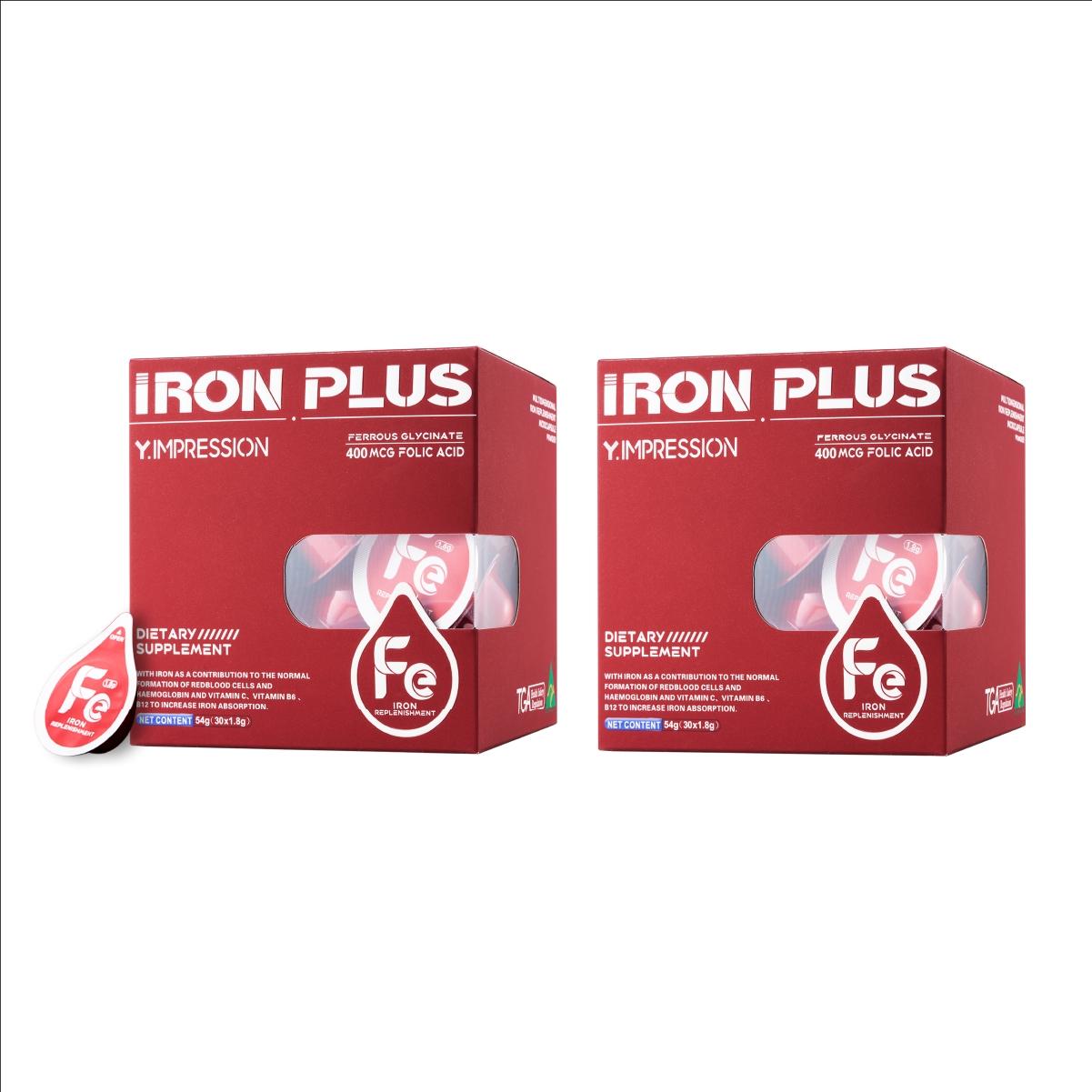 Y.IMPRESSION Iron Powder | 30mg High Content, Sugar Free | Women & Prenatal Use